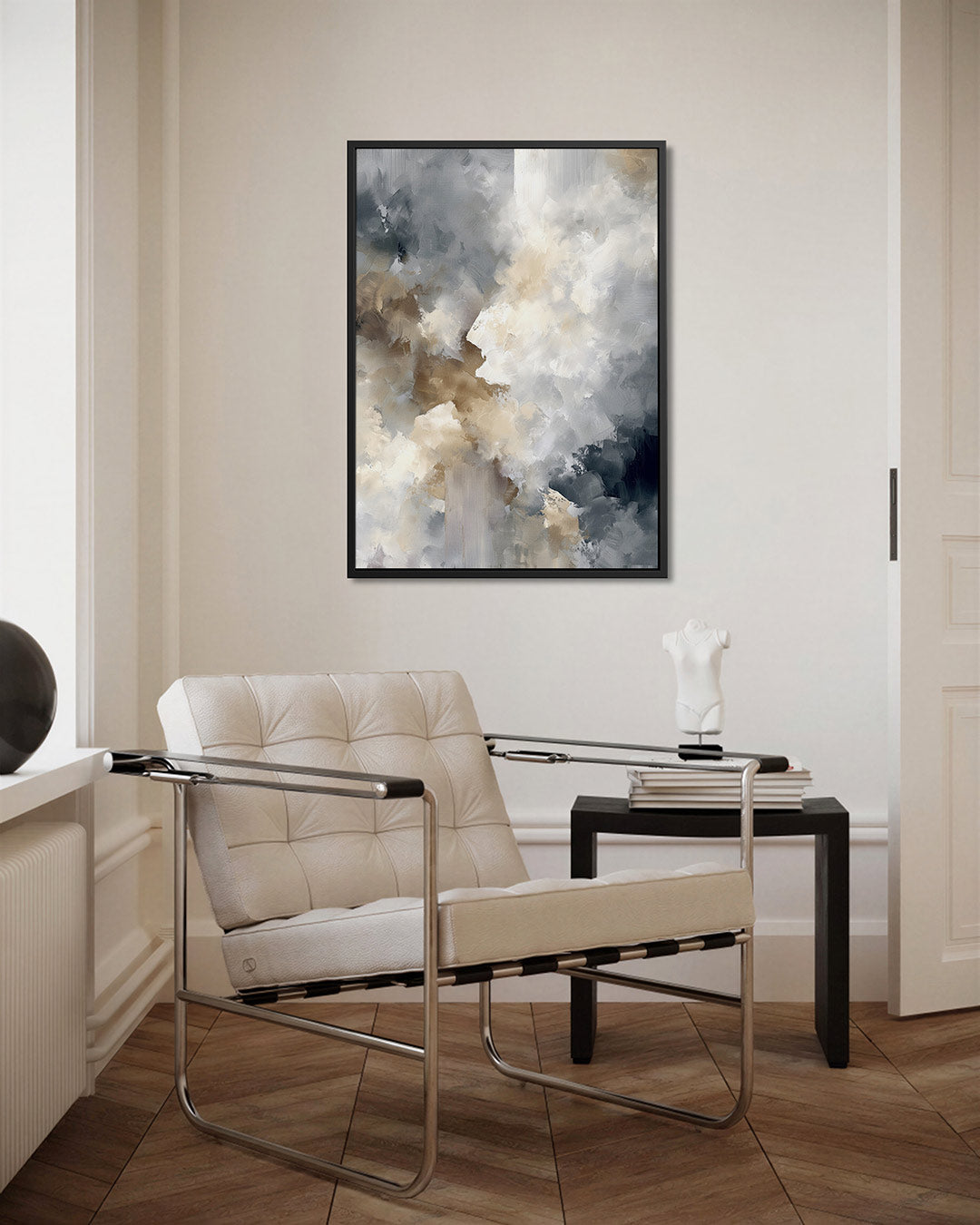 Vloeiende kleurencompositie Kunstwerk