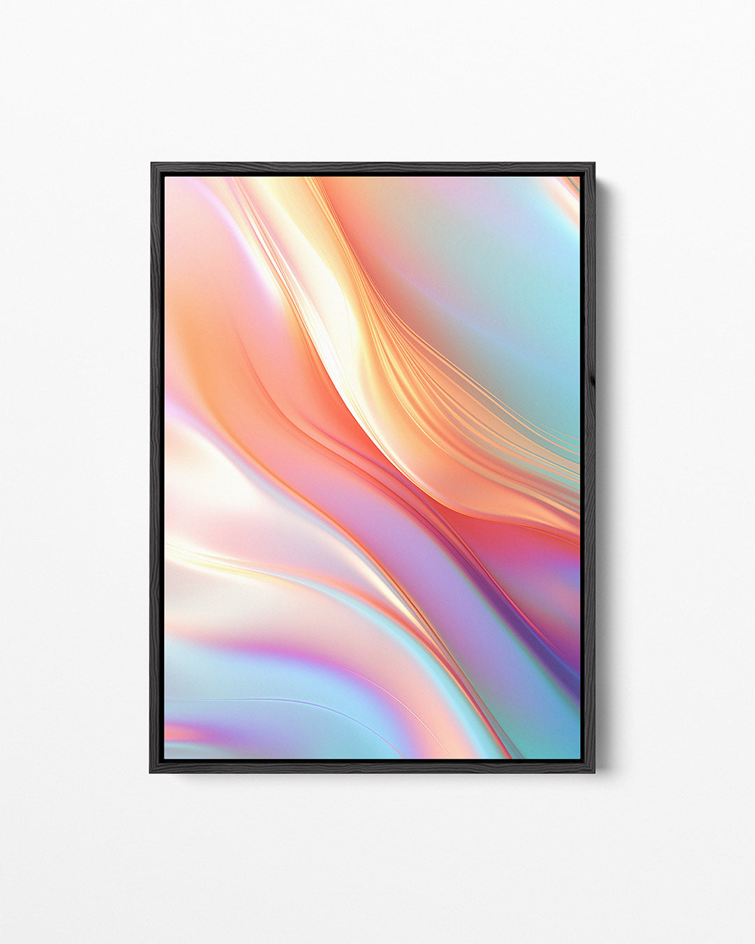 Vloeiende kleuren golf Kunstwerk