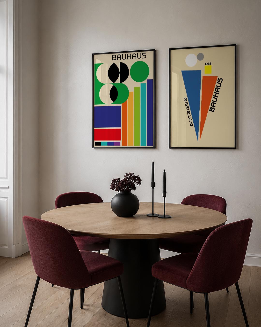 Vormen en vlakkenspel Posterset