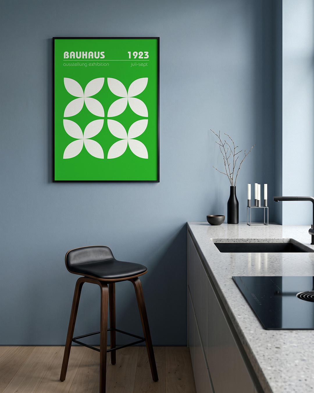 Vormritme en kleur Poster