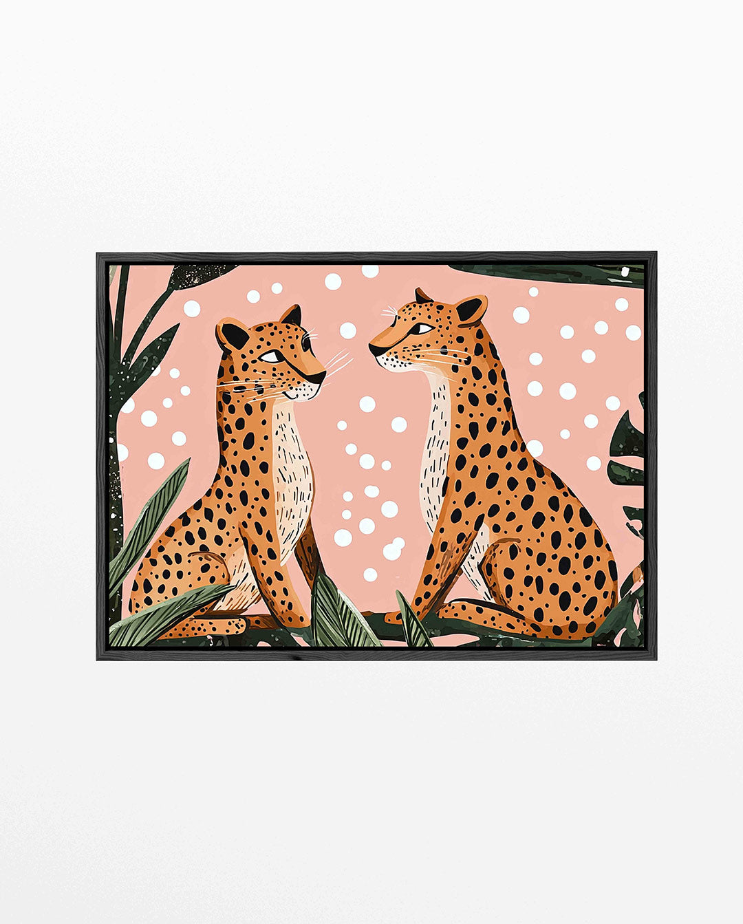 Tropische luipaarden Kunstwerk