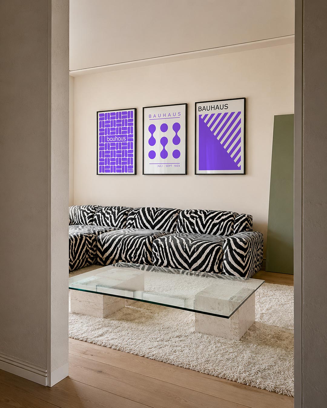 Vormritme en kleur Posterset