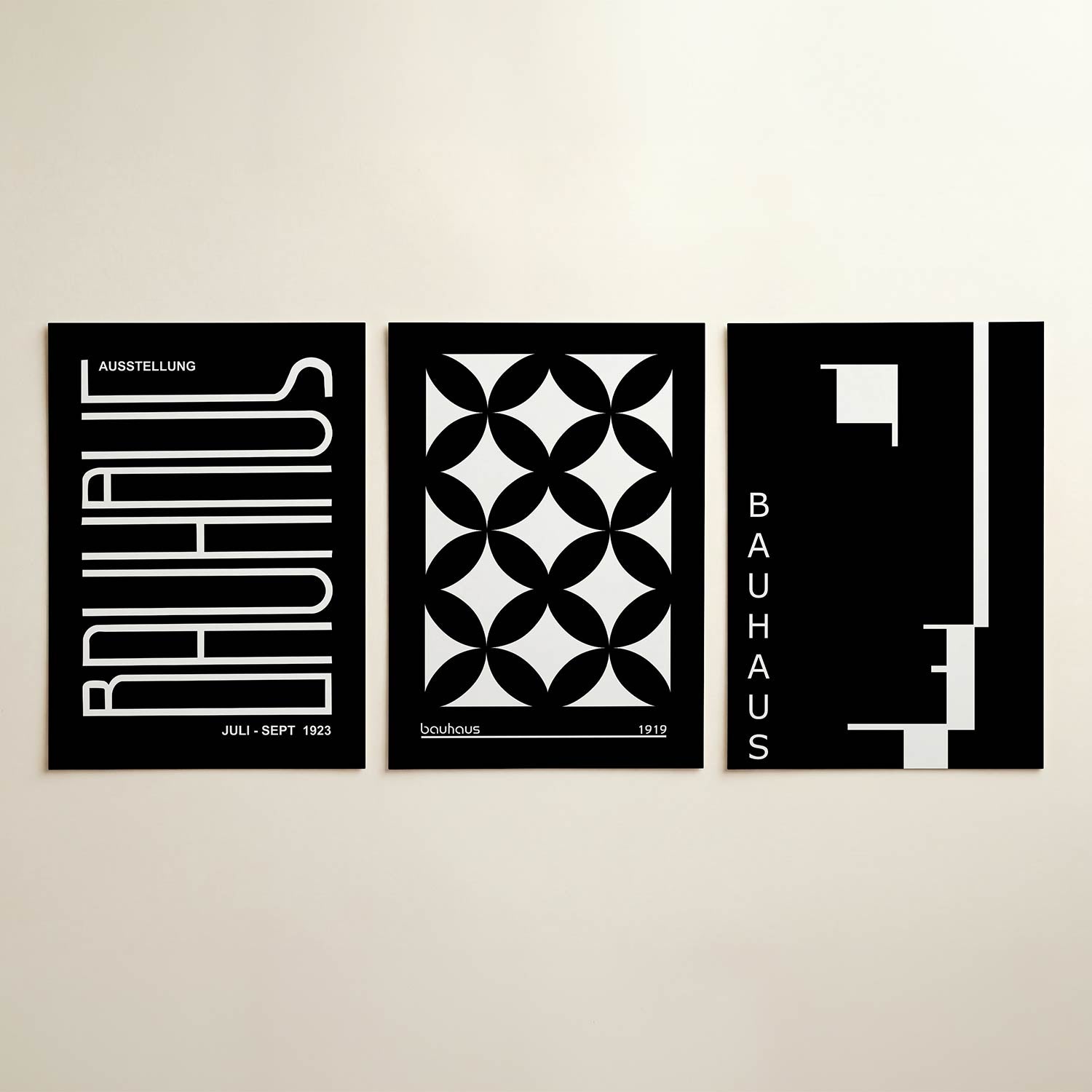 Lijnen en vlakken Posterset