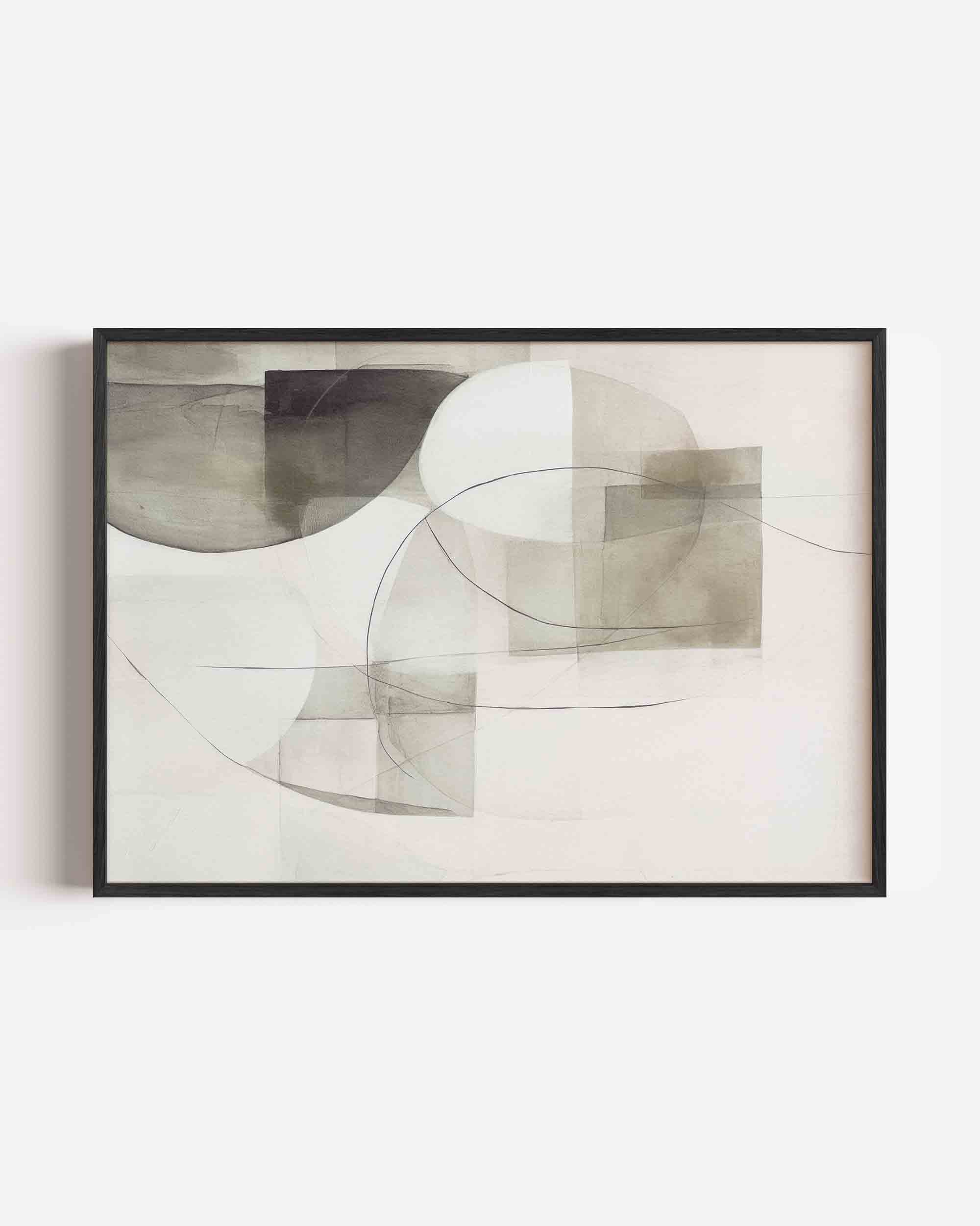 Abstracte vormen Poster