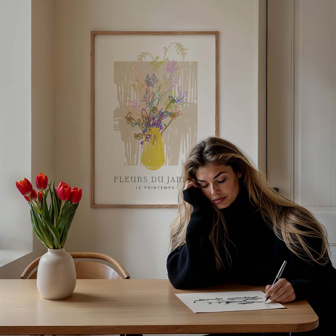 Fleurs du Jardin - Le Printemps Poster-WallArtistic