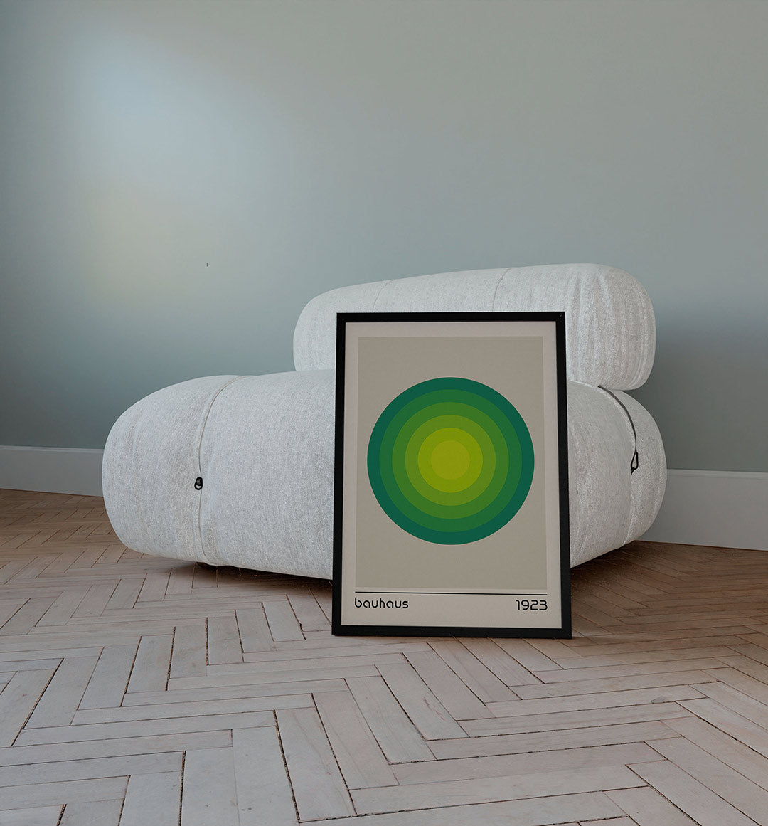 Cirkelvormen en kleur Poster