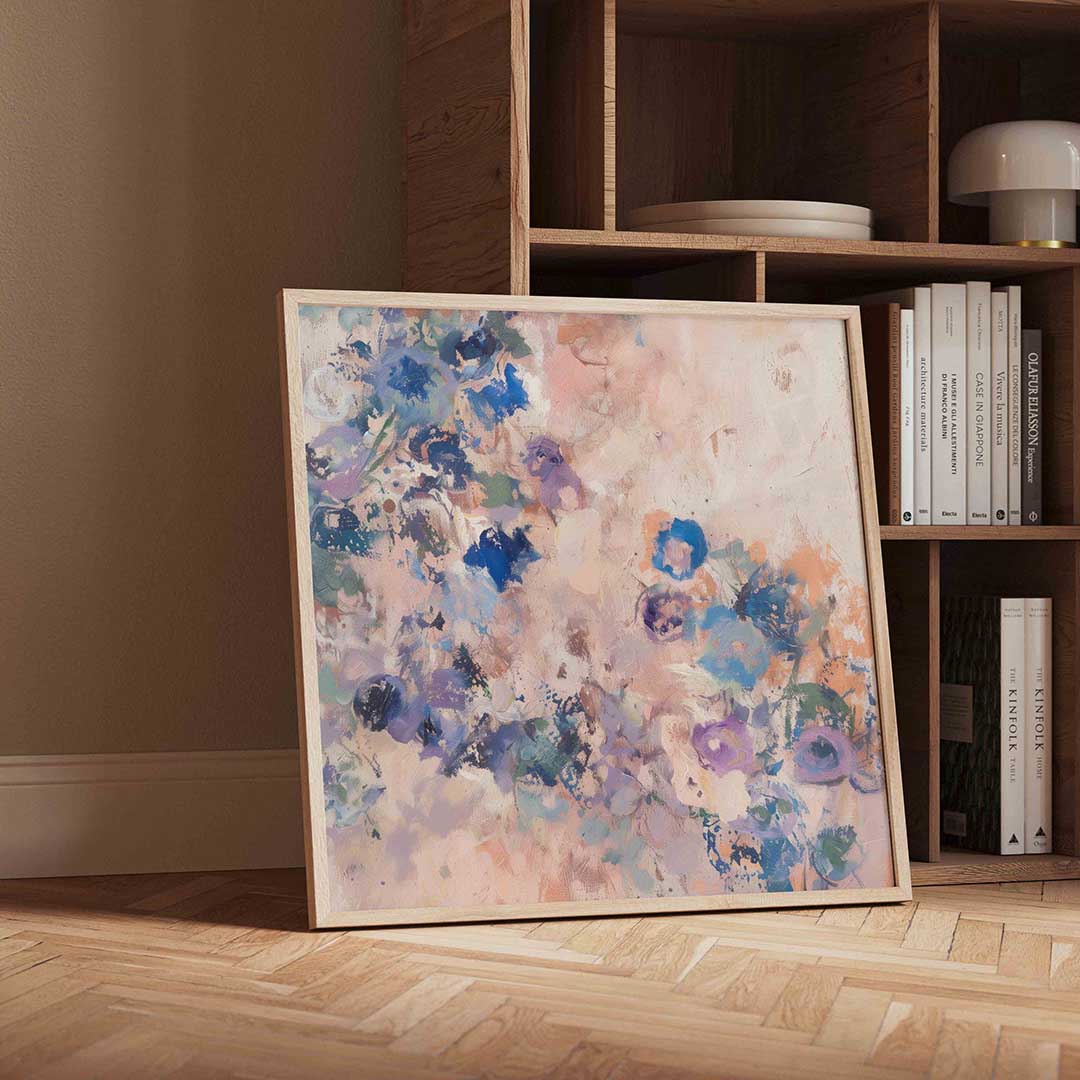 Abstracte bloemen Poster