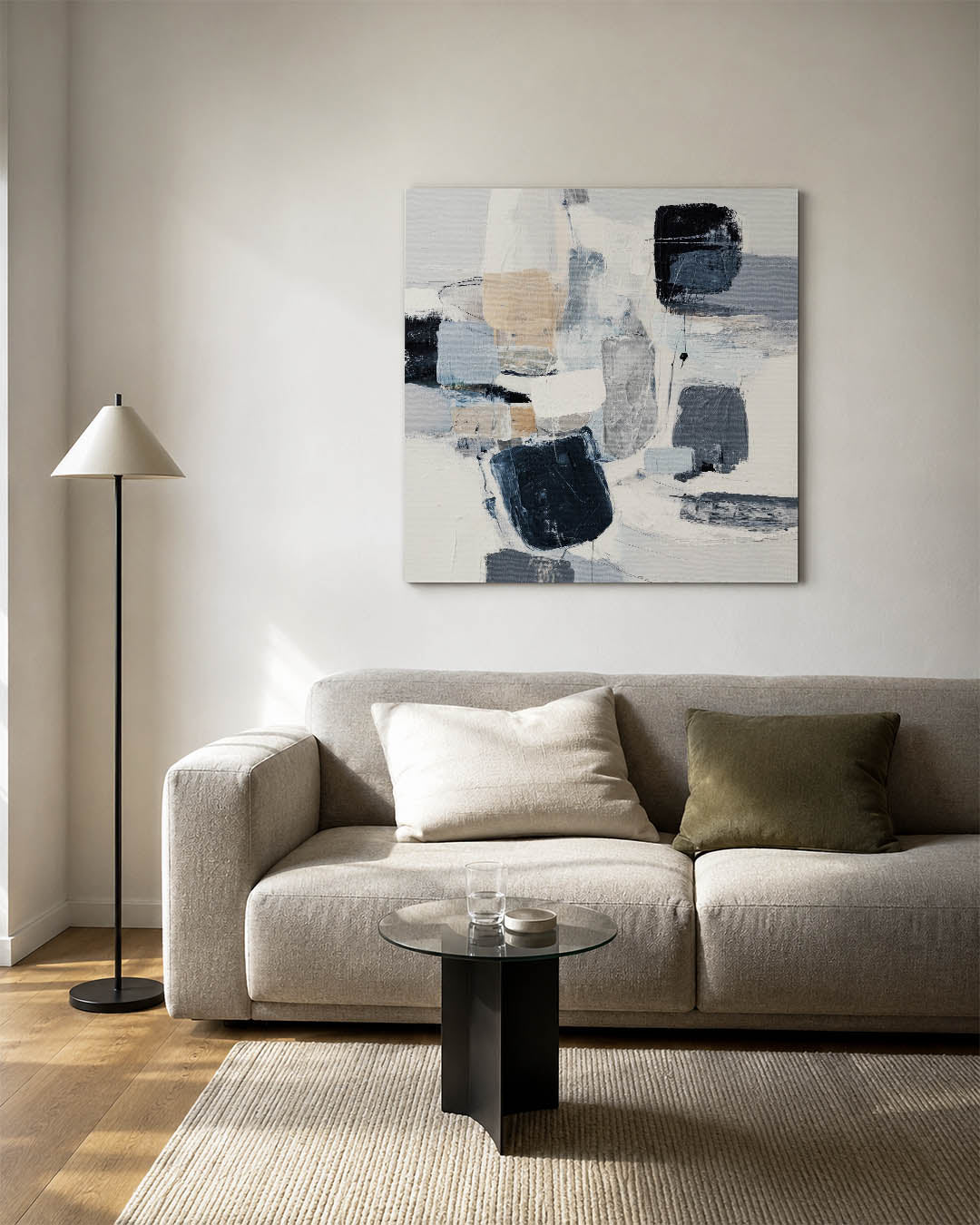 Geometrische compositie Kunstwerk