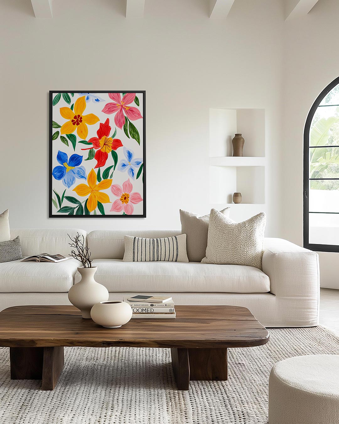 Bloemencompositie Kunstwerk