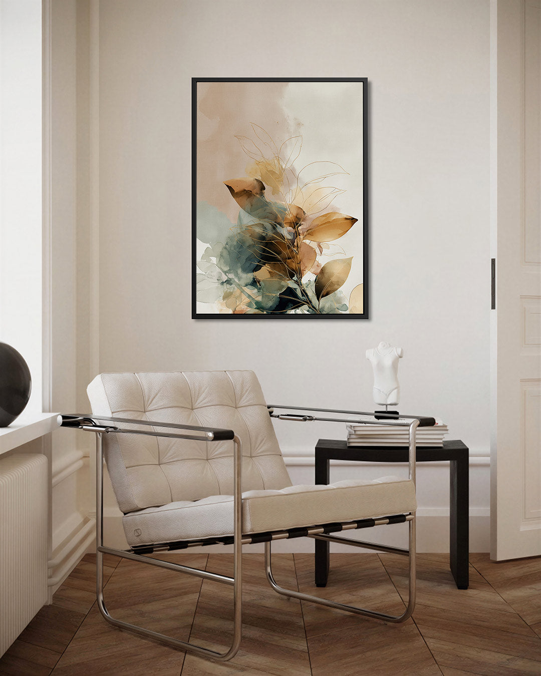 Organische bladvormen Kunstwerk
