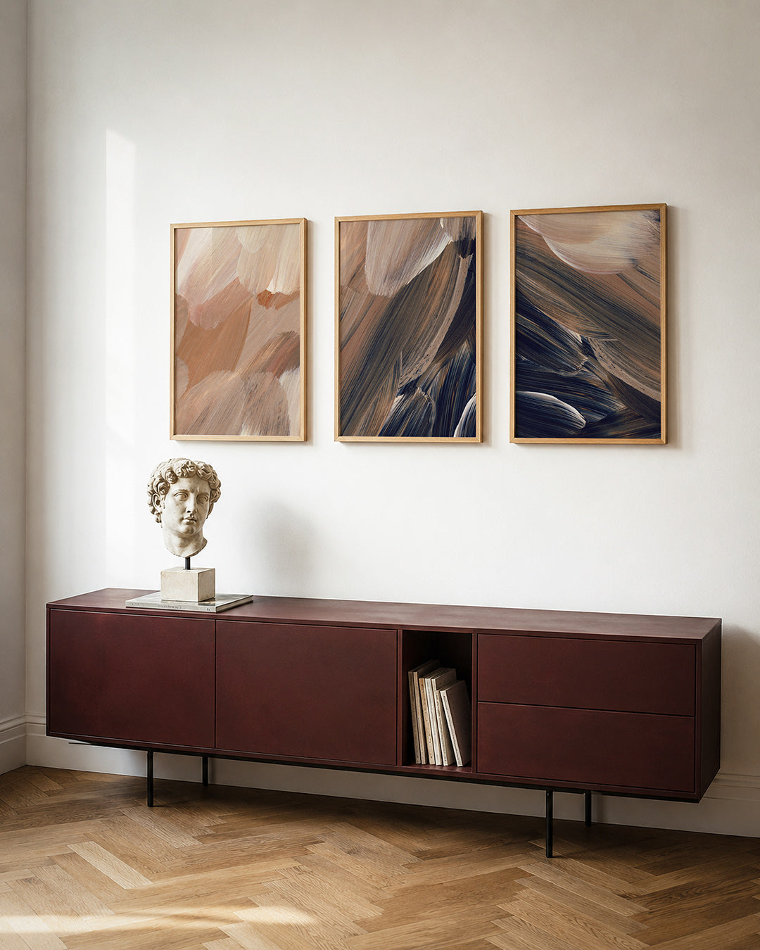 Zachte kleurvlakken Posterset