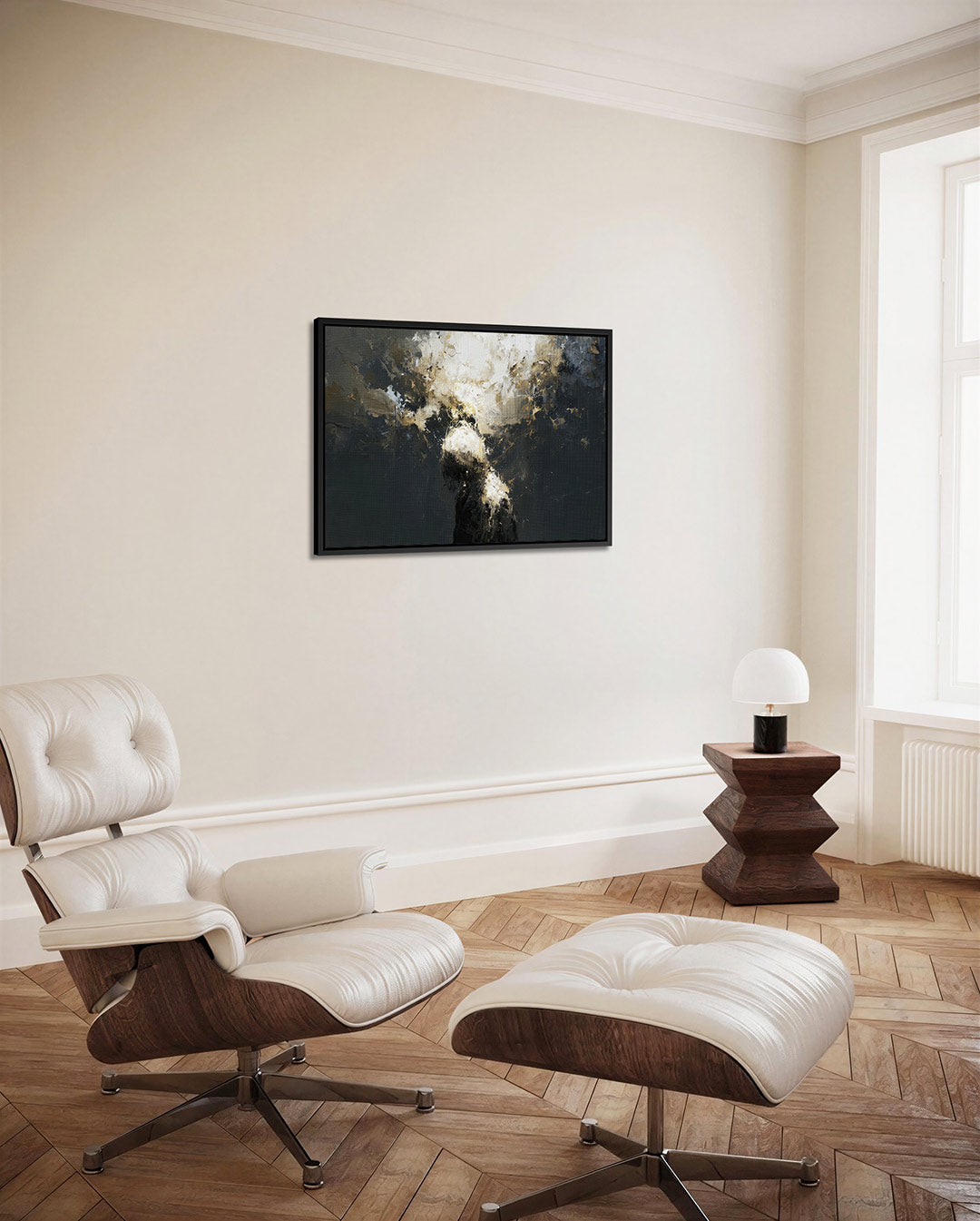Dynamische vormen Kunstwerk