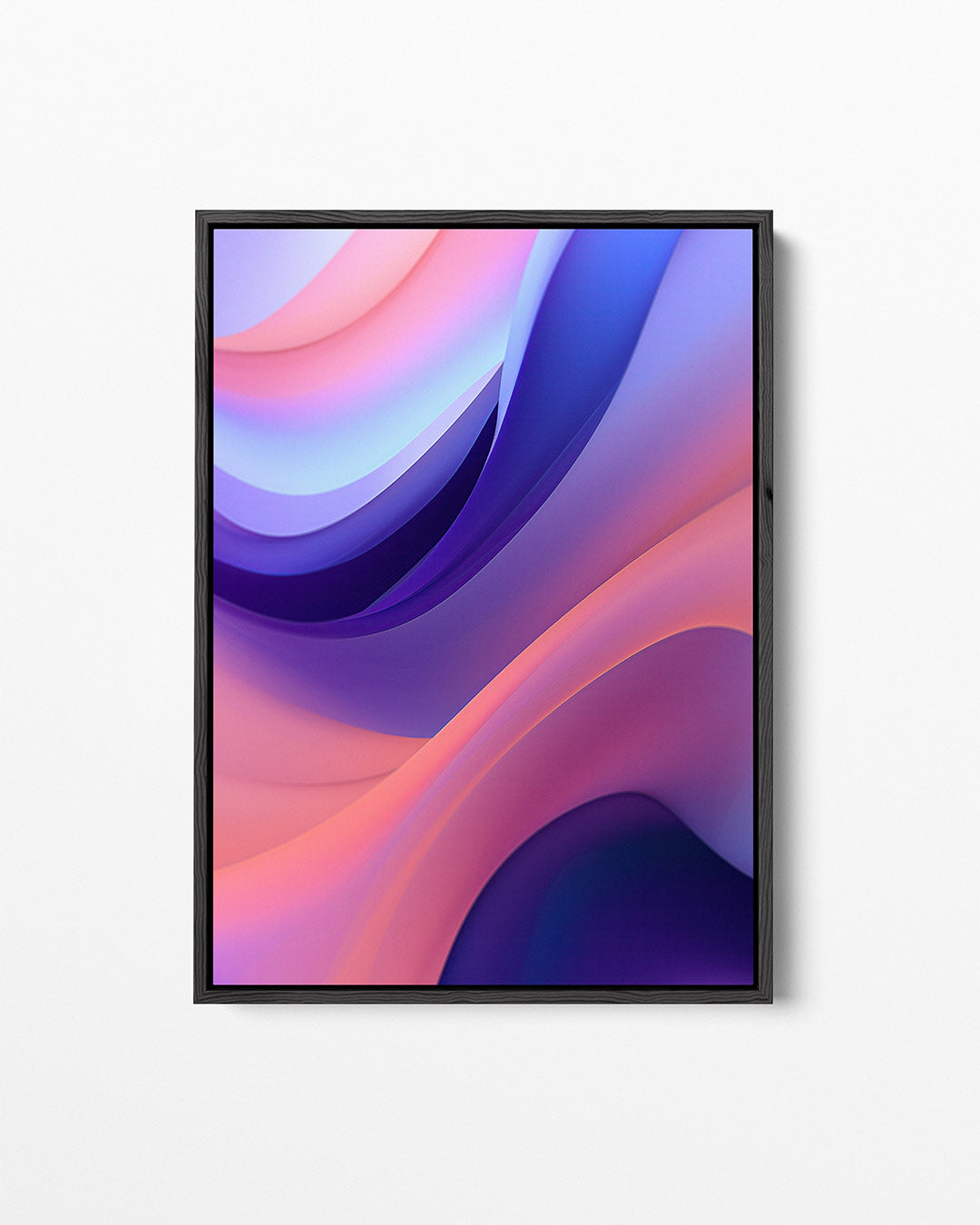 Golvende kleuren Kunstwerk