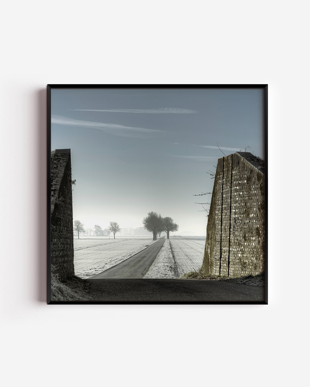 Landschap met weg Poster