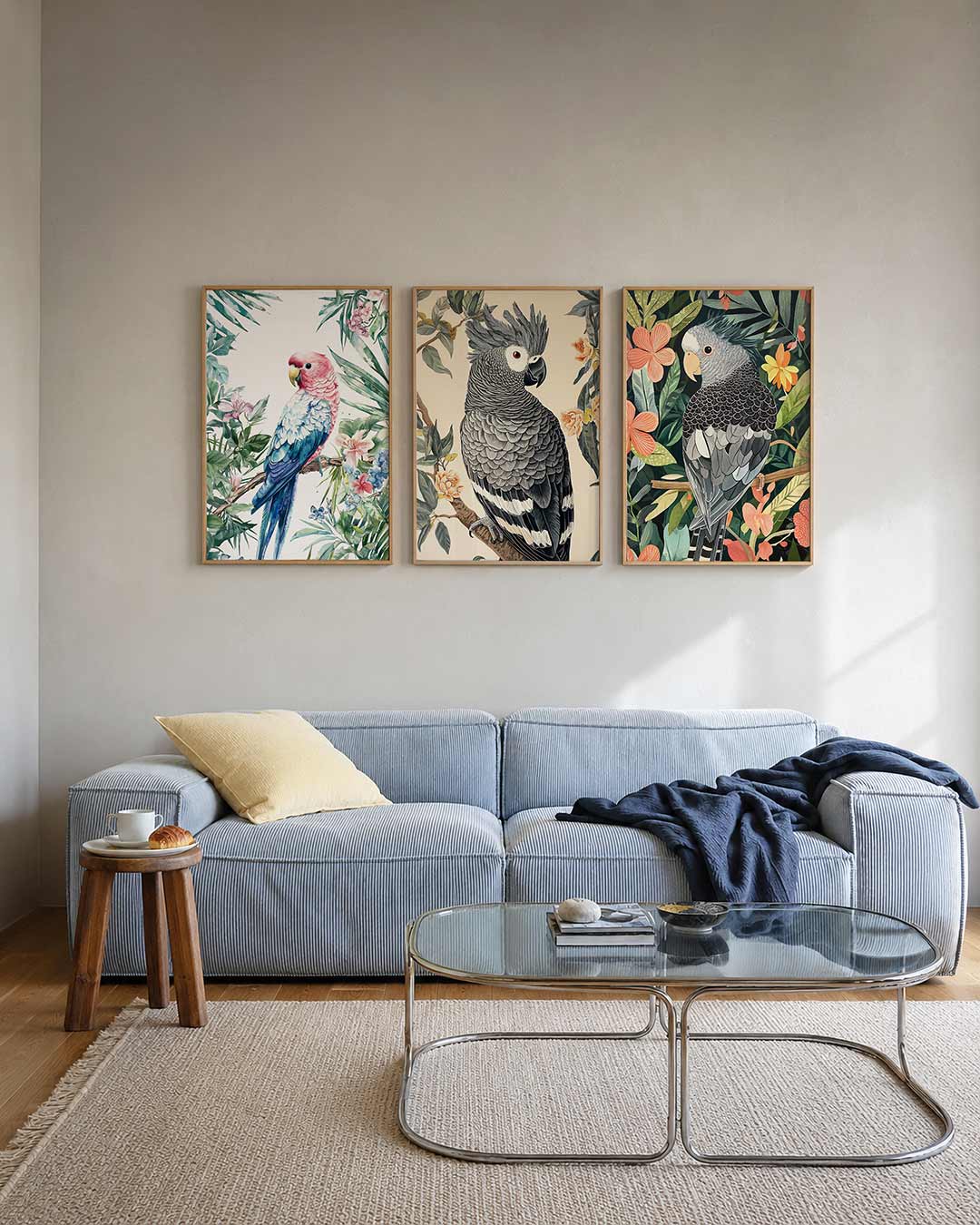 Tropische vogelpracht Posterset