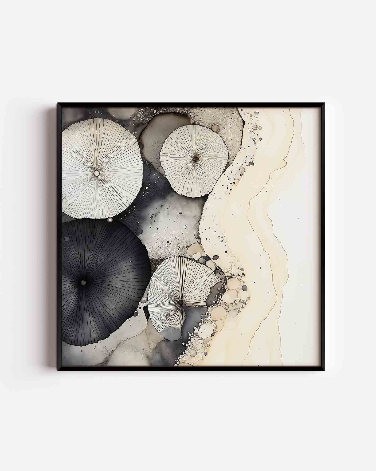 Abstracte cirkels Poster