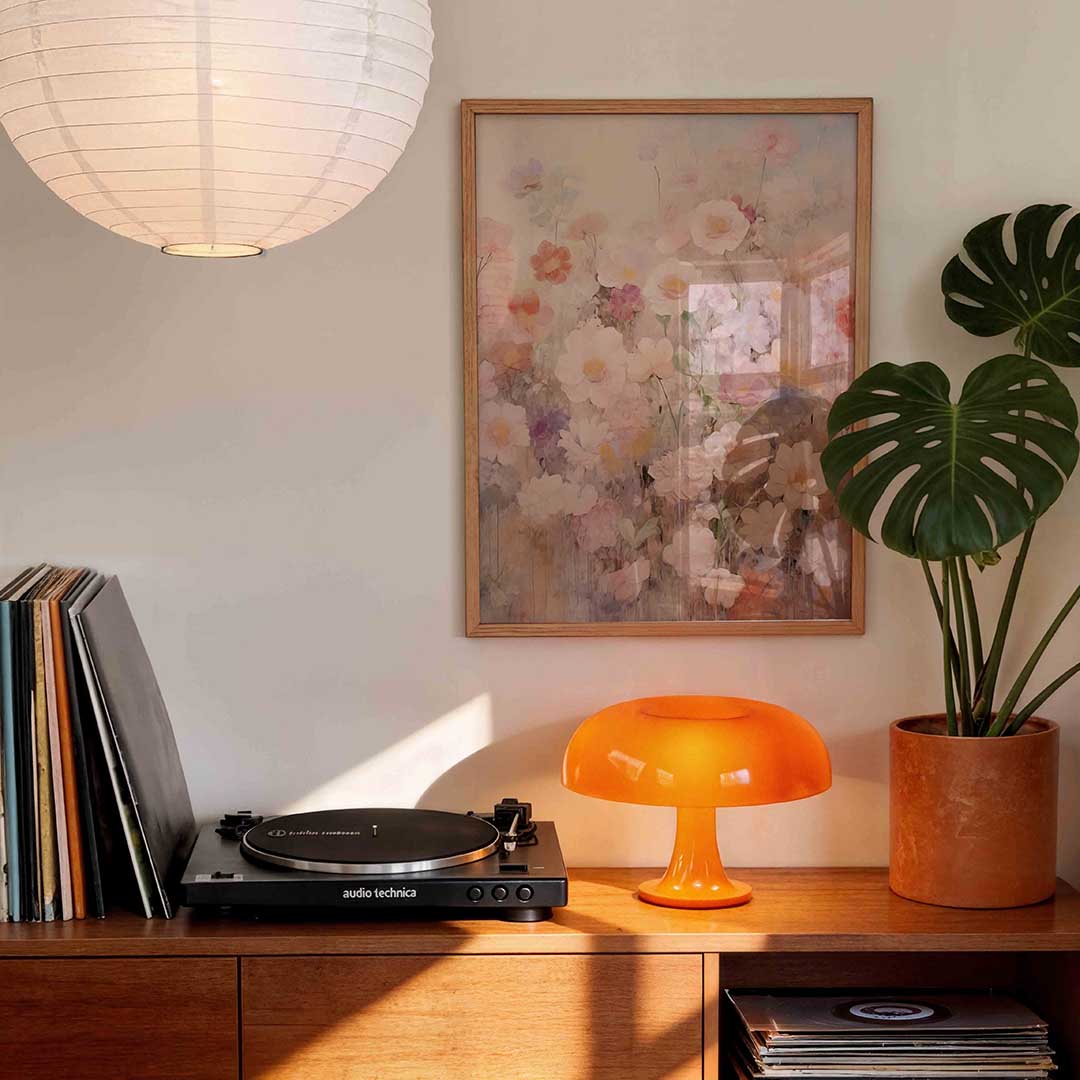 Bloemen in zachte tinten Poster