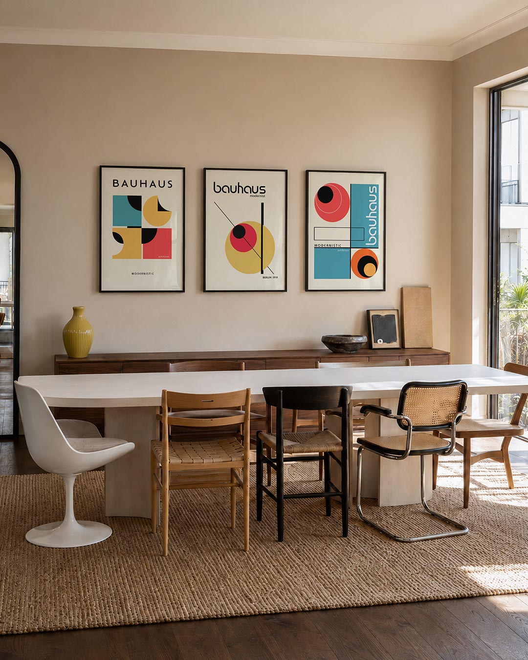 Vormen en kleurvlakken Posterset