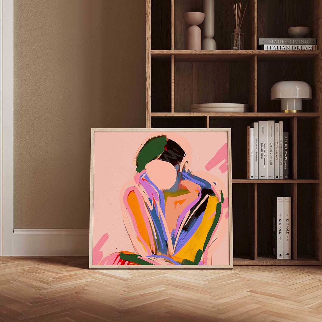 Abstracte figuur Poster
