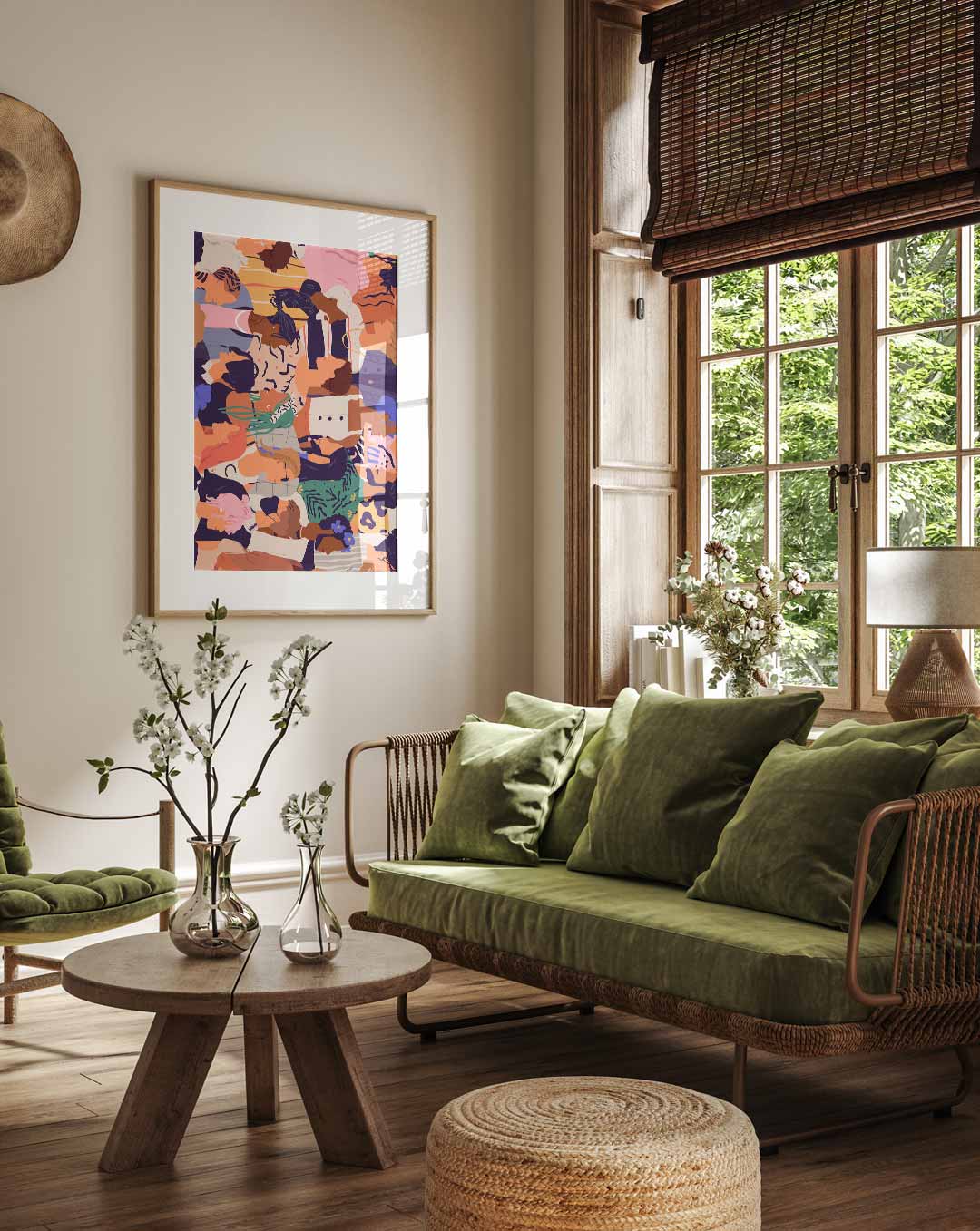 Vrolijke Karakters Poster-WallArtistic