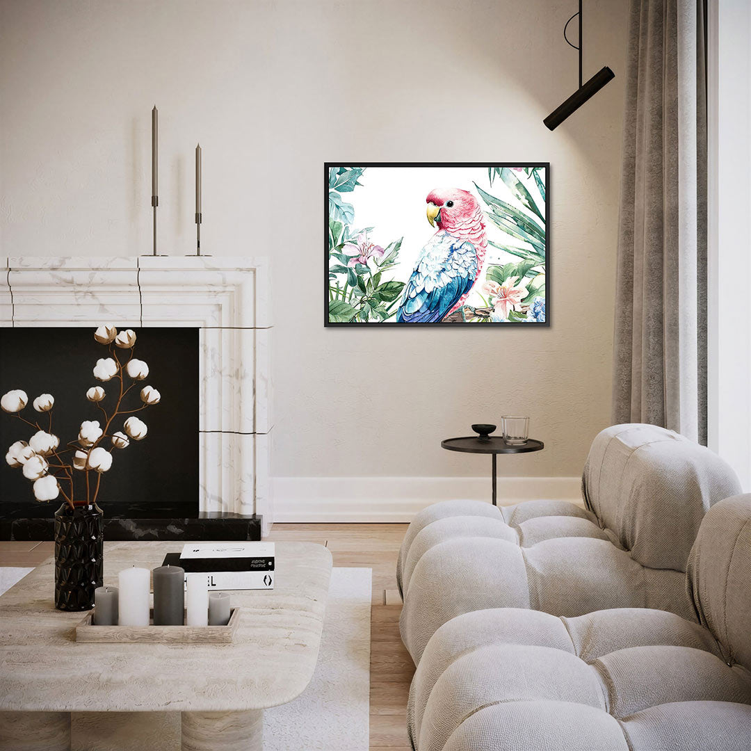 Tropische vogel illustratie Kunstwerk