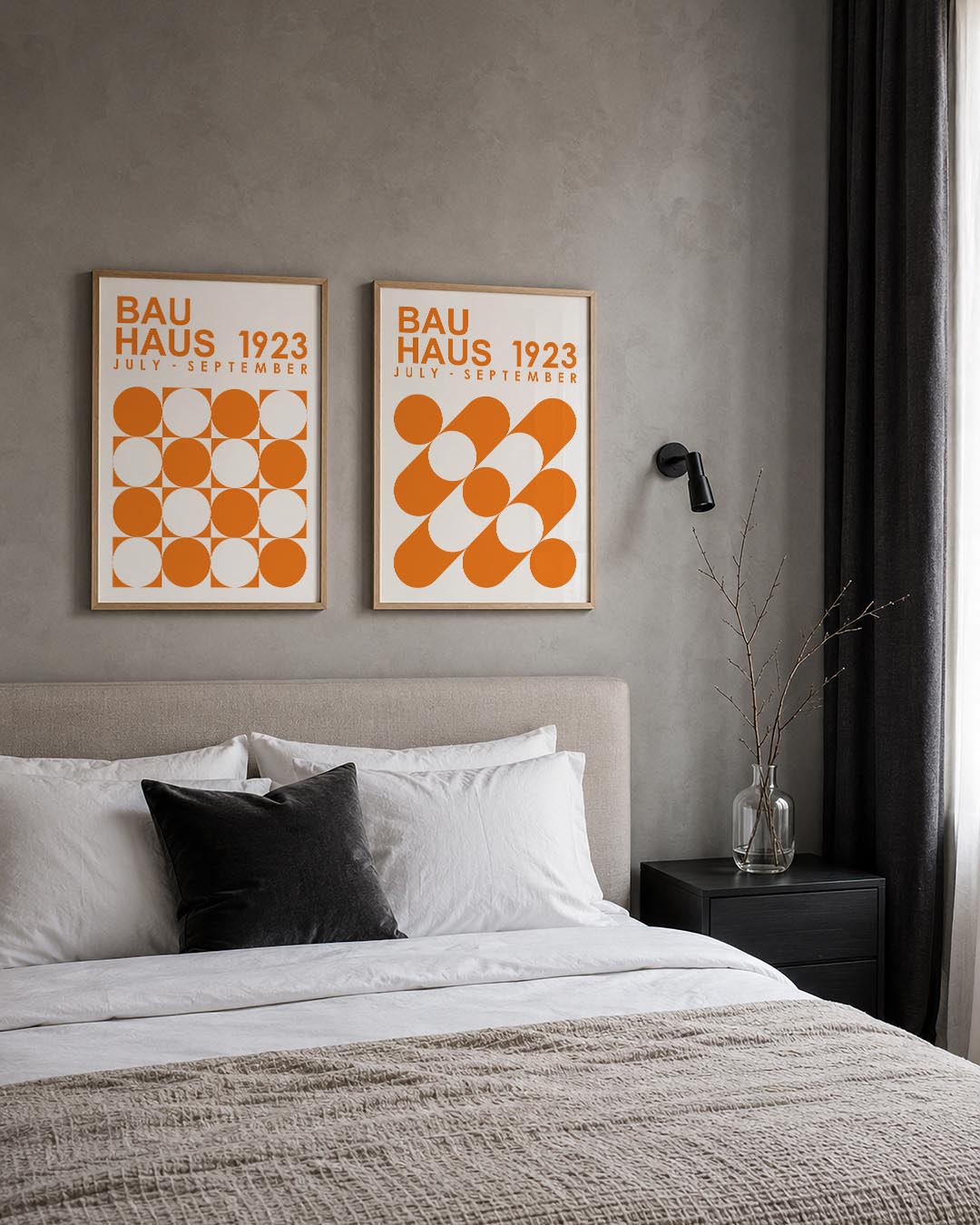 Cirkelritme en kleur Posterset