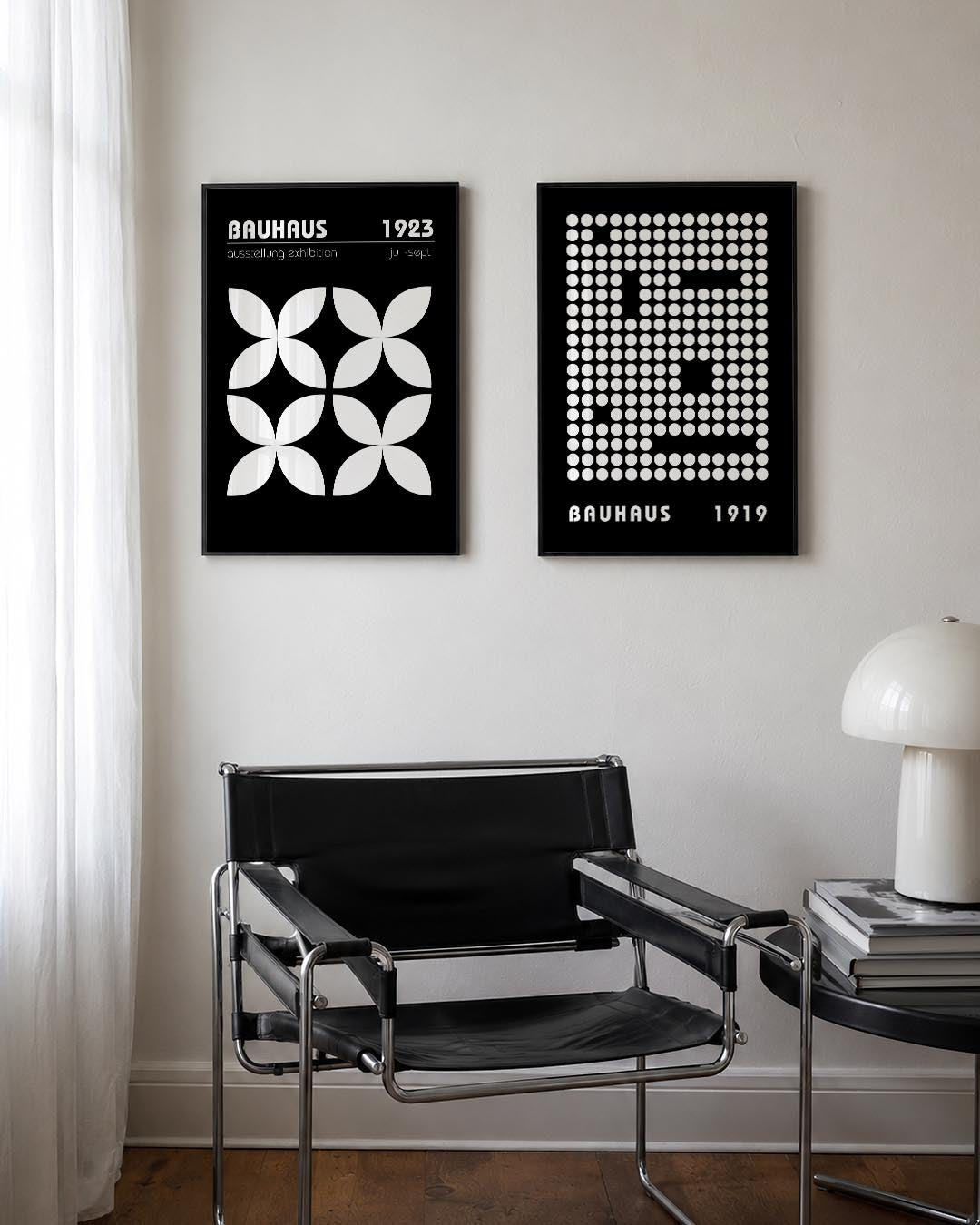 Vorm en contrast Posterset