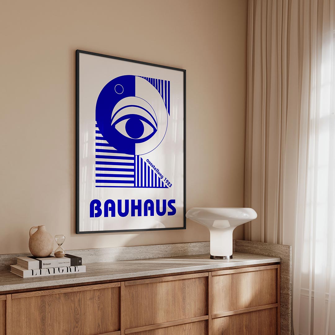 Oog en lijnen Poster