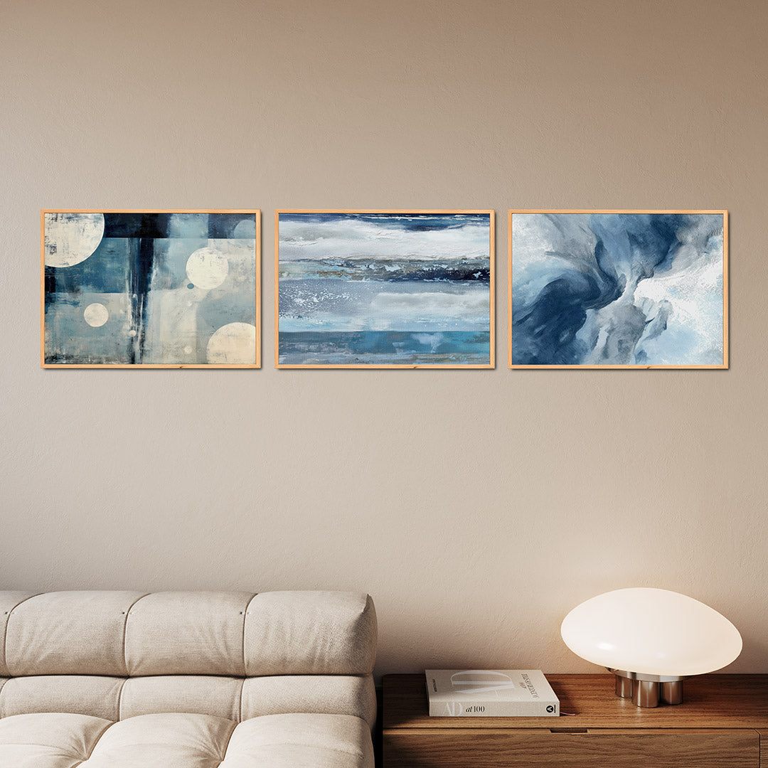 Cirkel en kleurvlakken Posterset