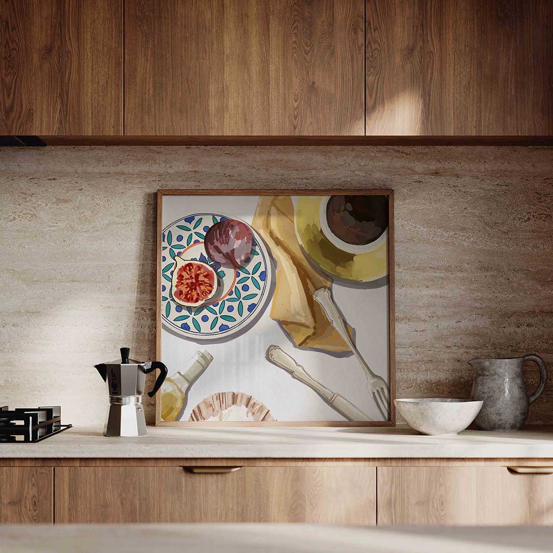 Gedekte tafel Poster