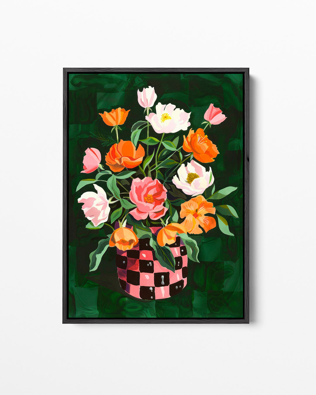 Bloemen in vaas Kunstwerk