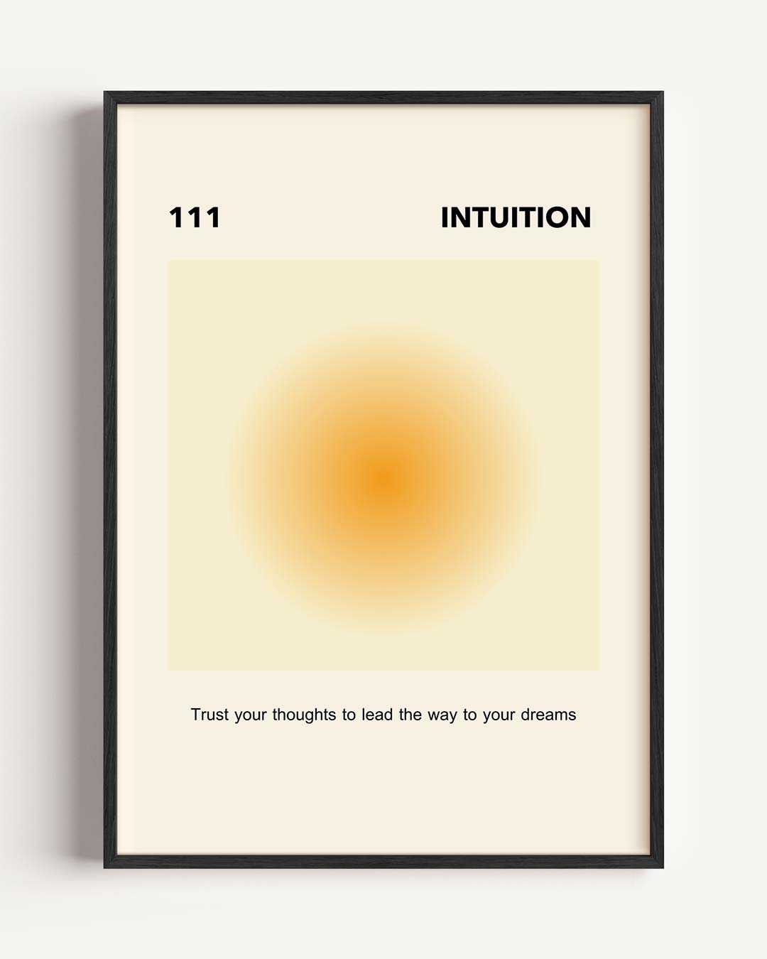 Vertrouw op je intuïtie poster-WallArtistic