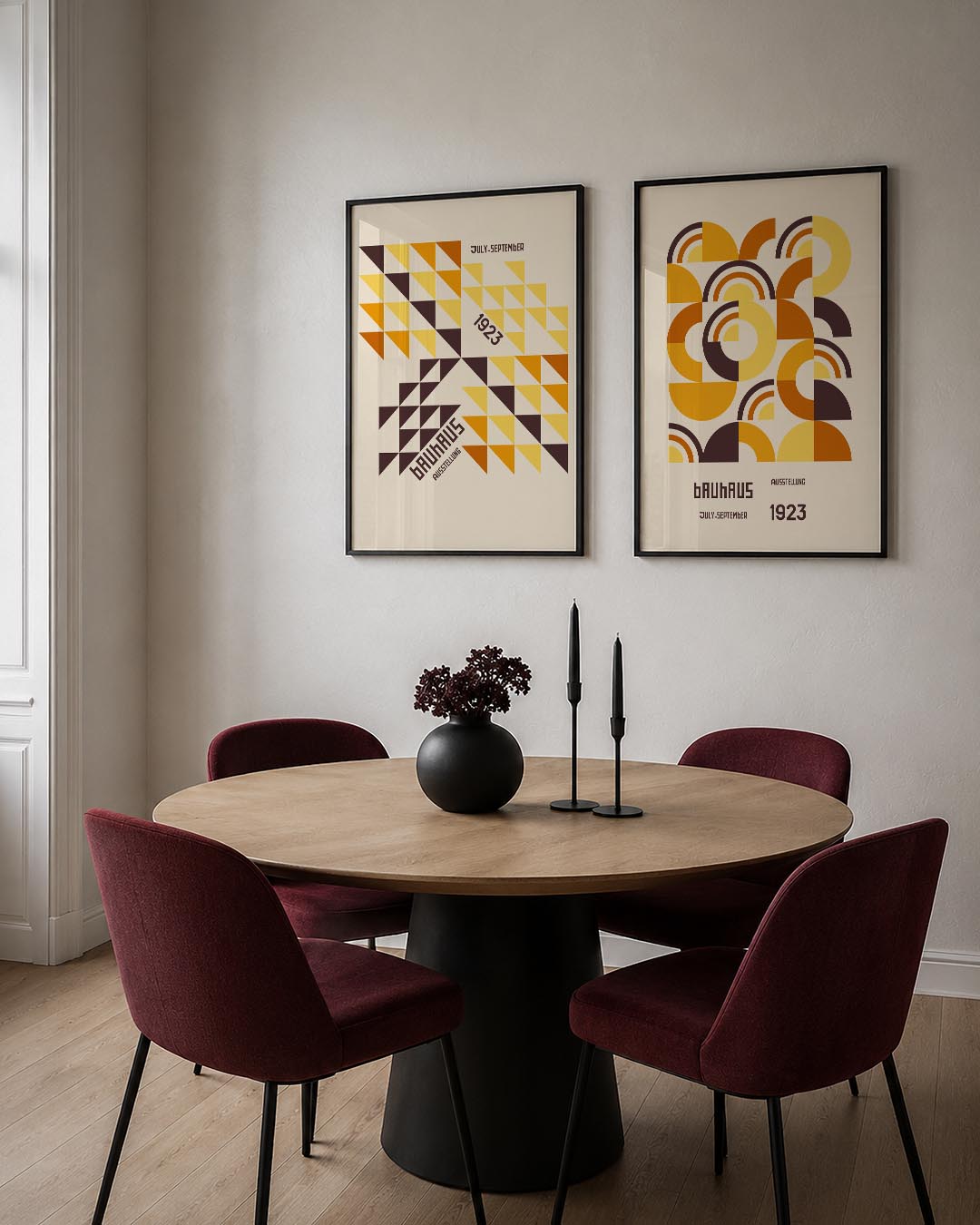 Driehoekige ritmes Posterset