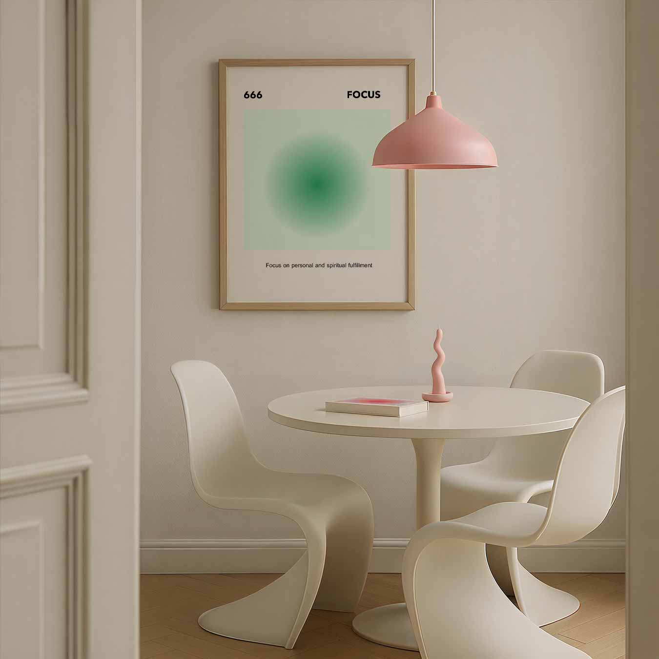 Groene Focus Inspiratieposter-WallArtistic