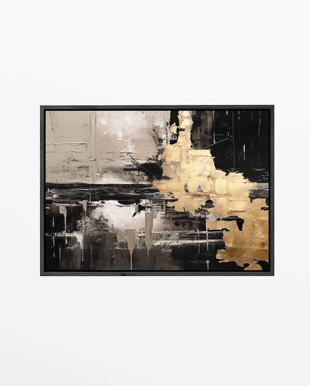 Gelaagde textuur compositie Kunstwerk
