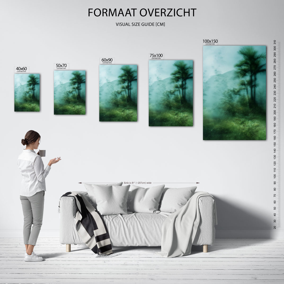 Dromerige natuur Kunstwerk