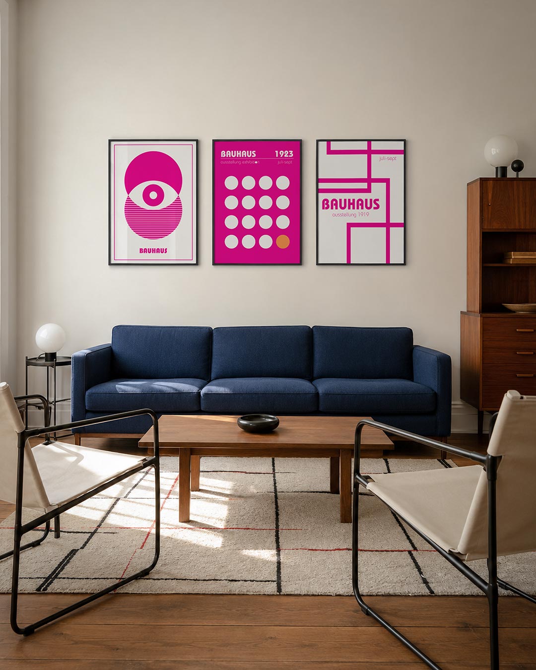 Cirkel en strepen Posterset