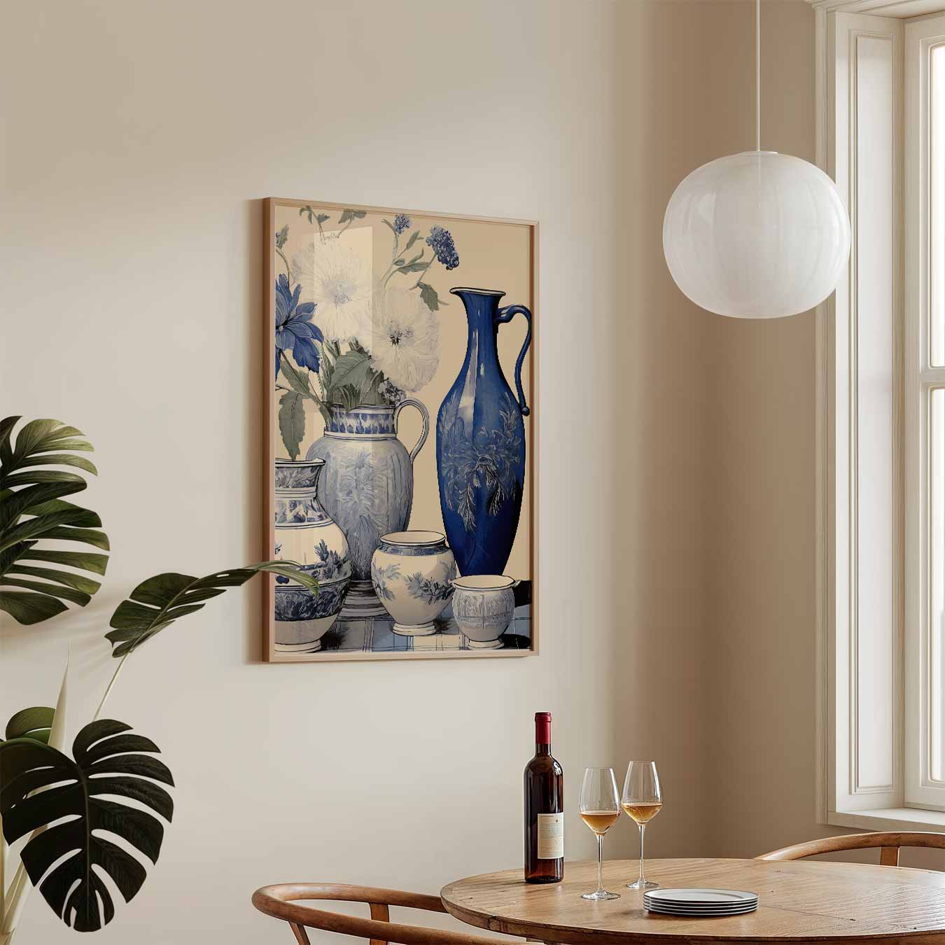 Rustieke Bloemenvazen Poster-WallArtistic