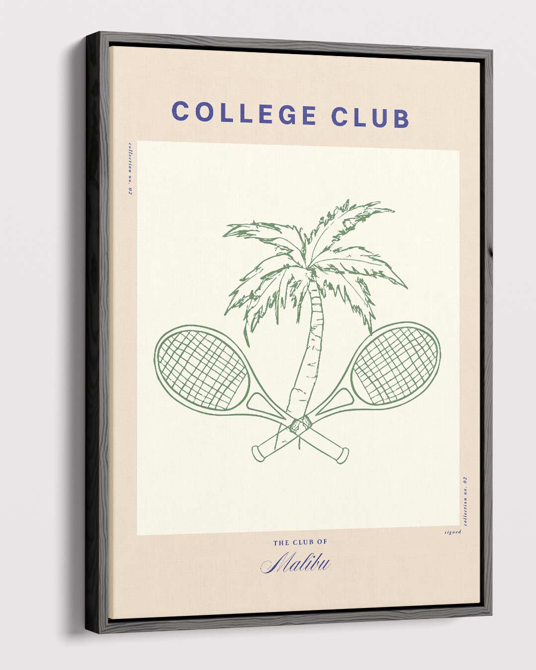 College Club Print Kunstwerk-canvas-dibond-plexiglas-wanddecoratie-WallArtistic
