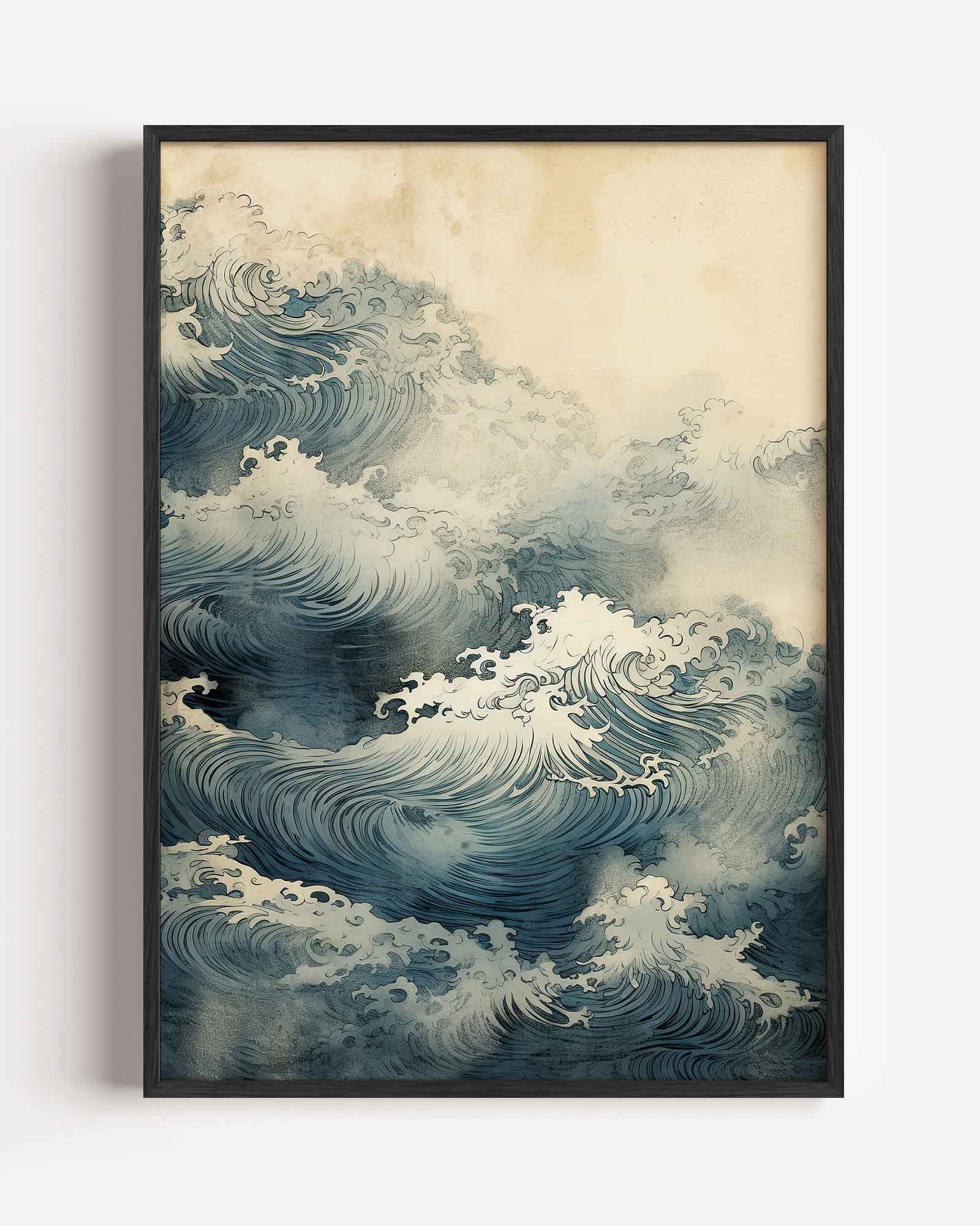 Golvende zee Poster