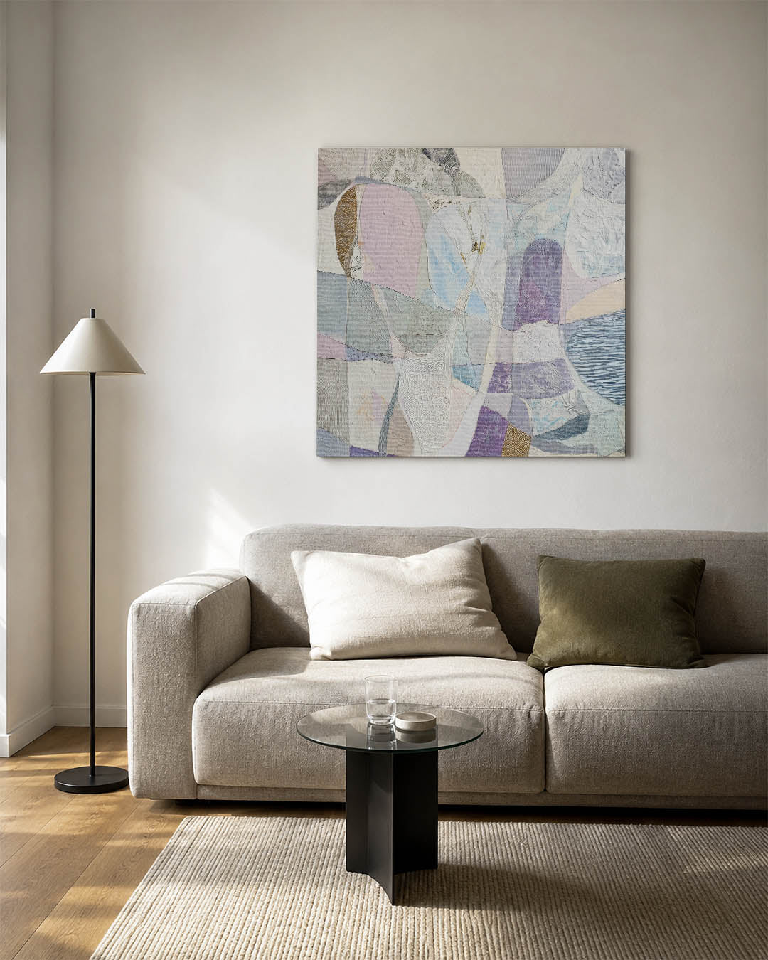 Organische vormen compositie Kunstwerk