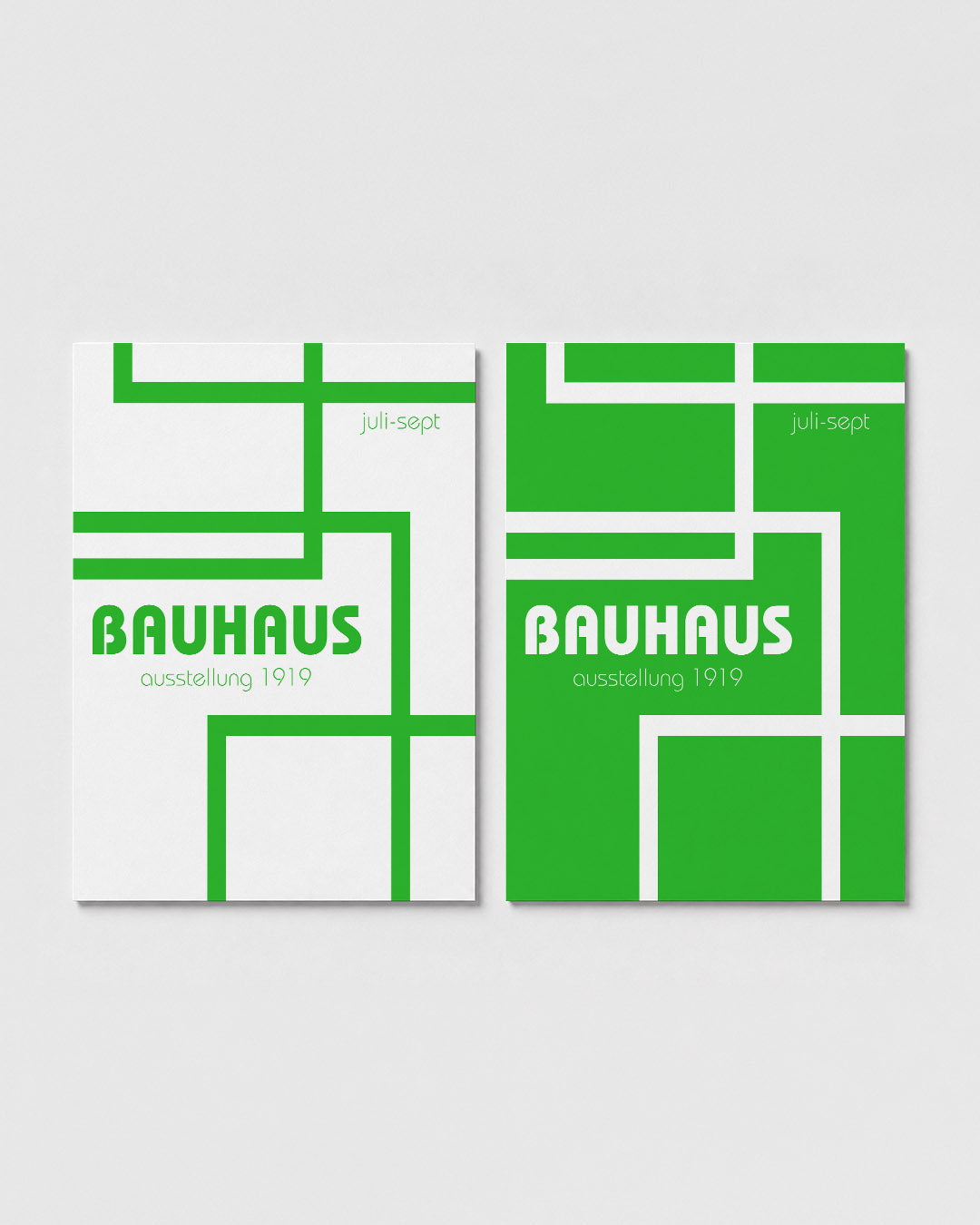 Lijnen en kleurvlakken Posterset