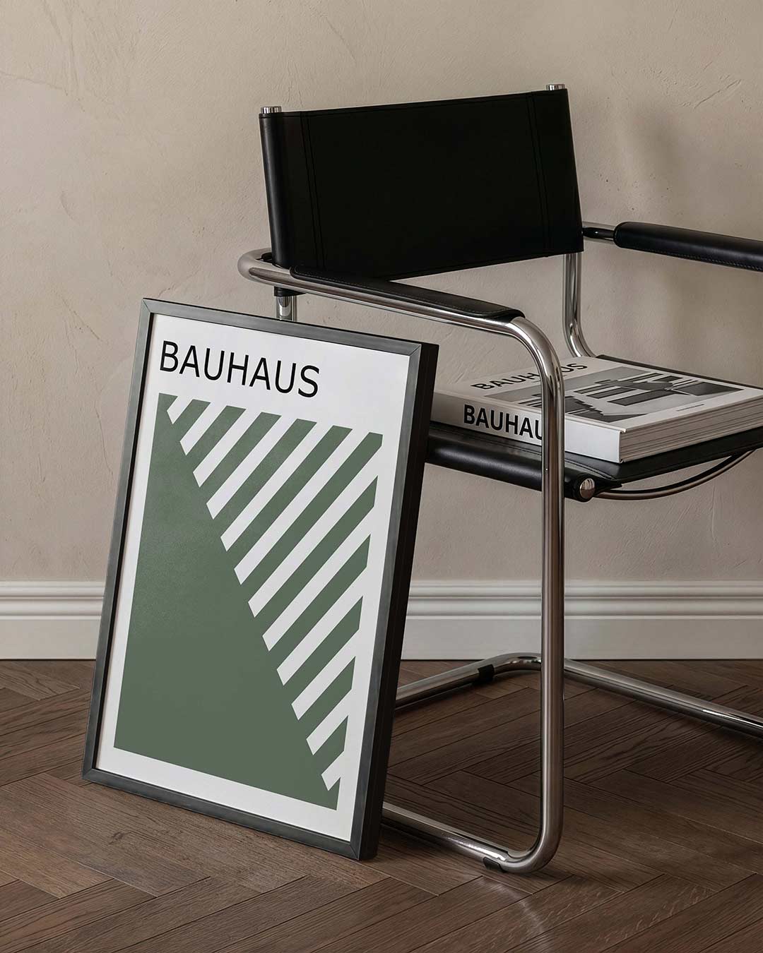 Diagonal vlakverdeling Poster
