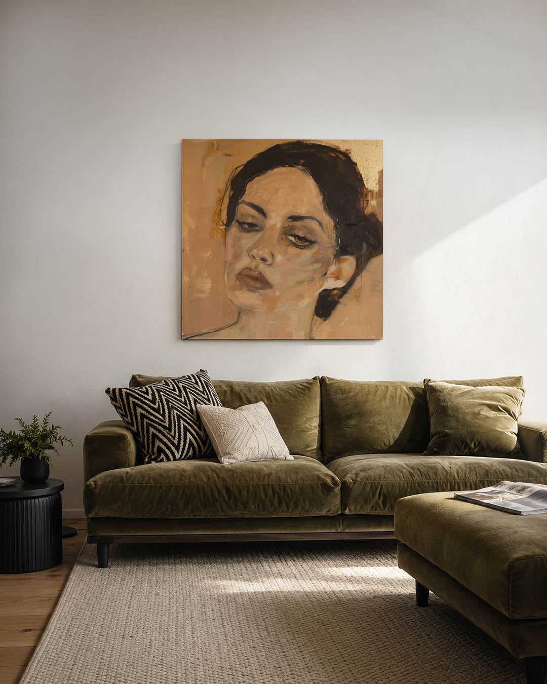 Portretstudie Kunstwerk