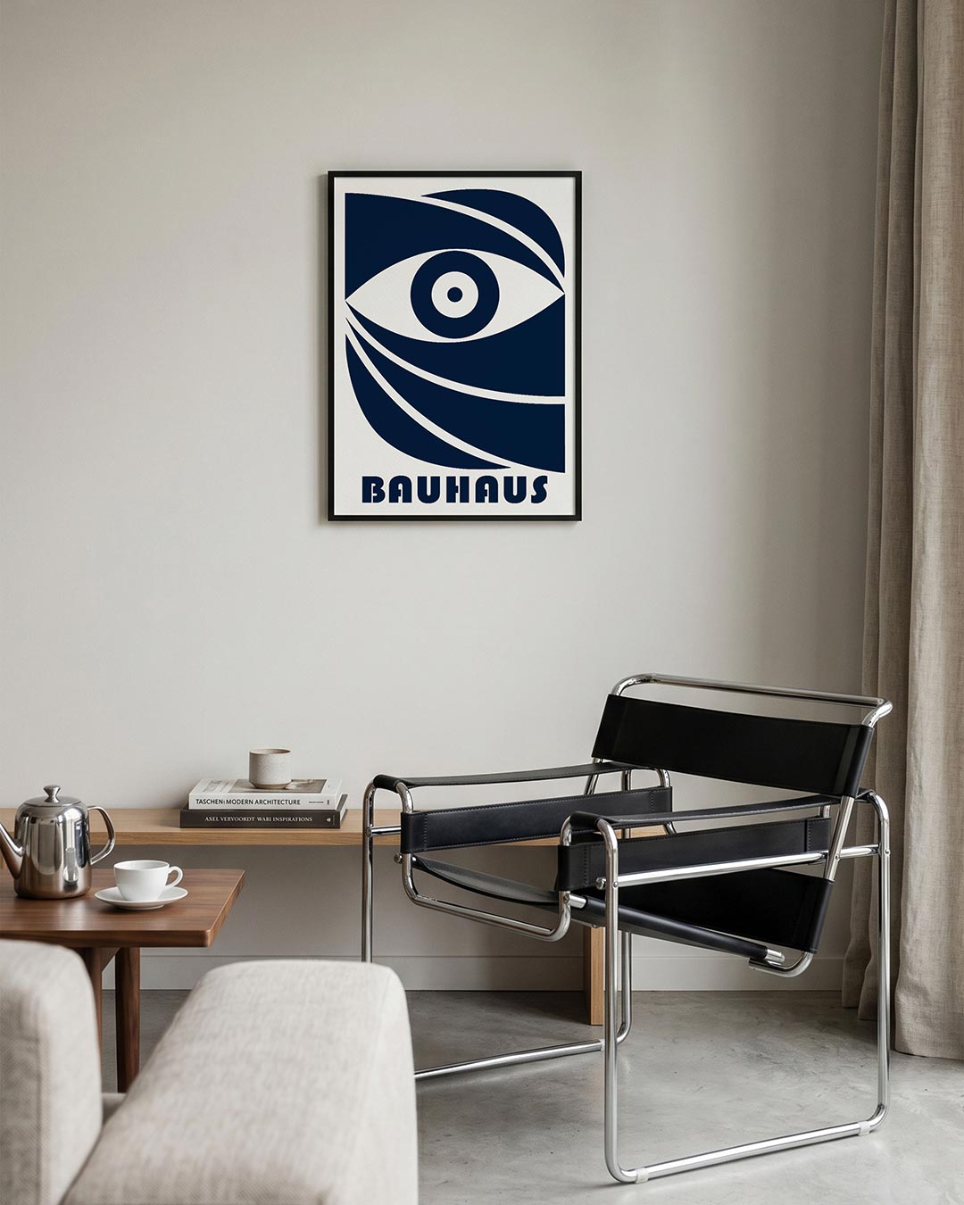 Oog en lijnen Poster