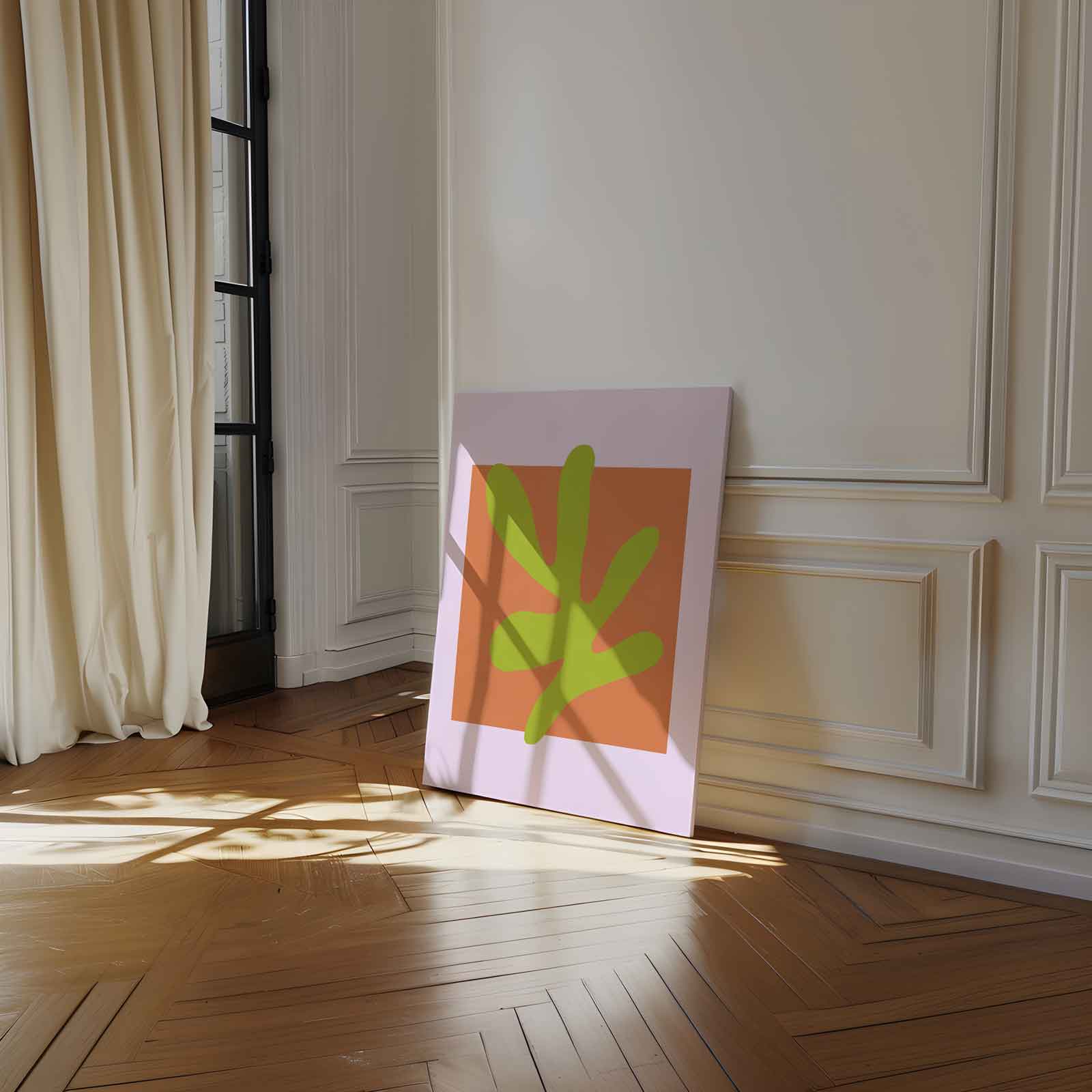 Organische Vormen Kunstwerk-canvas-dibond-plexiglas-wanddecoratie-WallArtistic