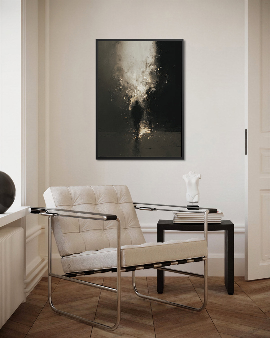 Mystieke schaduwfiguur Kunstwerk