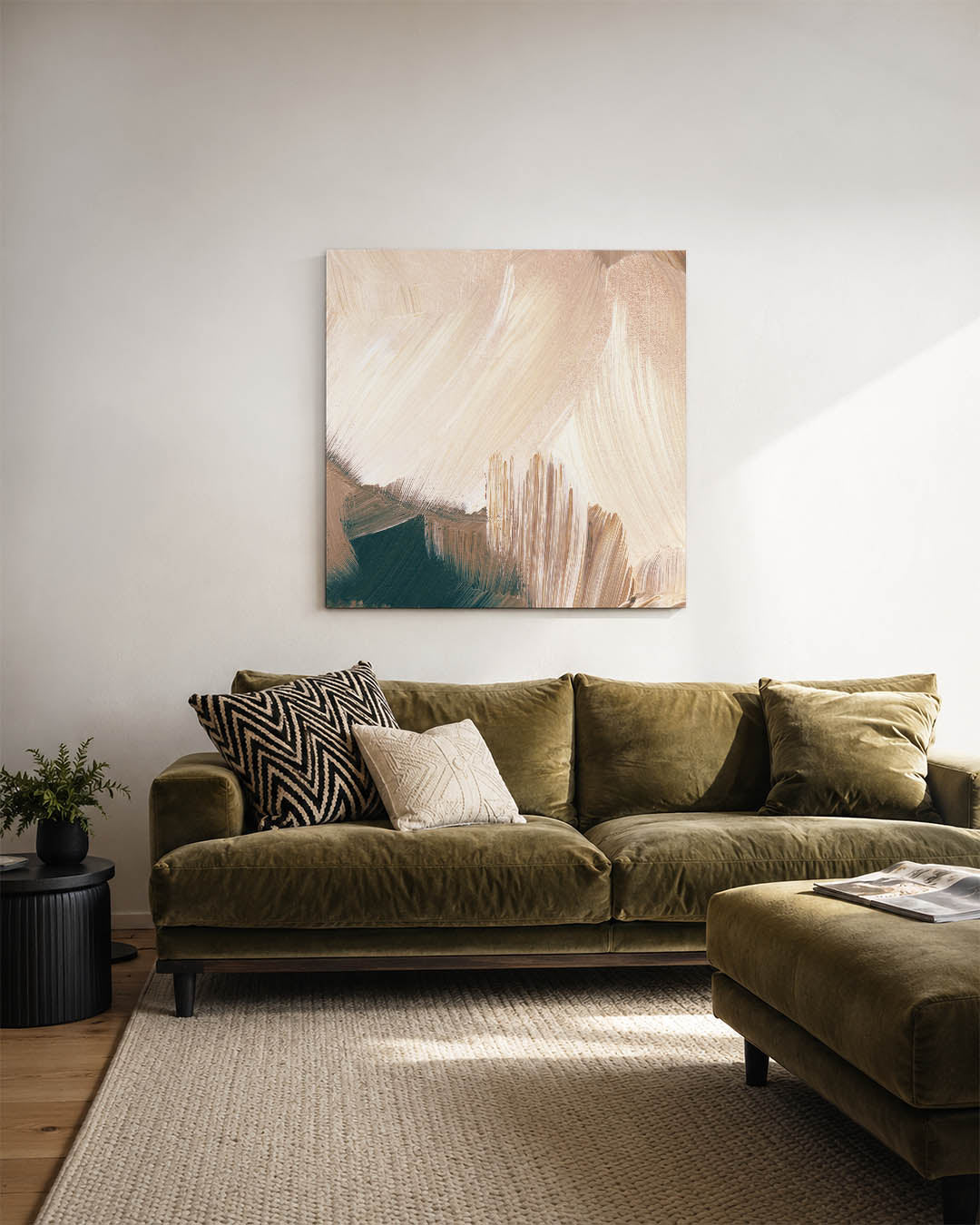 Penseelstreken Kunstwerk