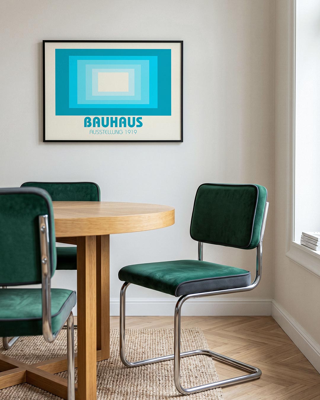 Vormritme en kleur Poster