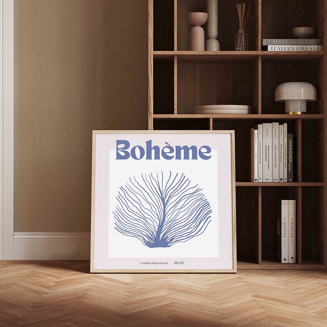 Bohème zeeplant Poster
